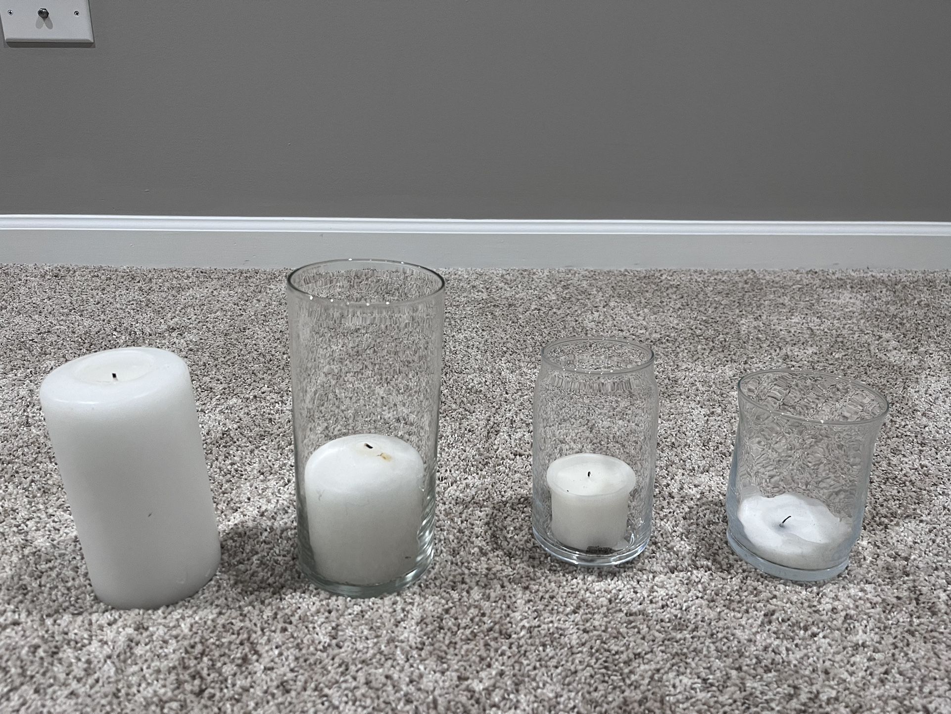 Hurricane / Candle Holders And Candles 