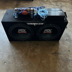 Subwoofer  MTX  speaker 