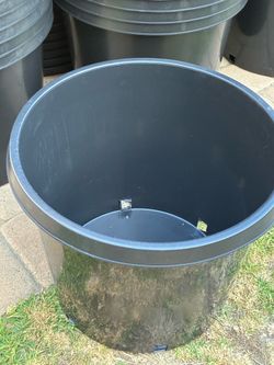15 Gallon Squat Plastic Nursery Pots