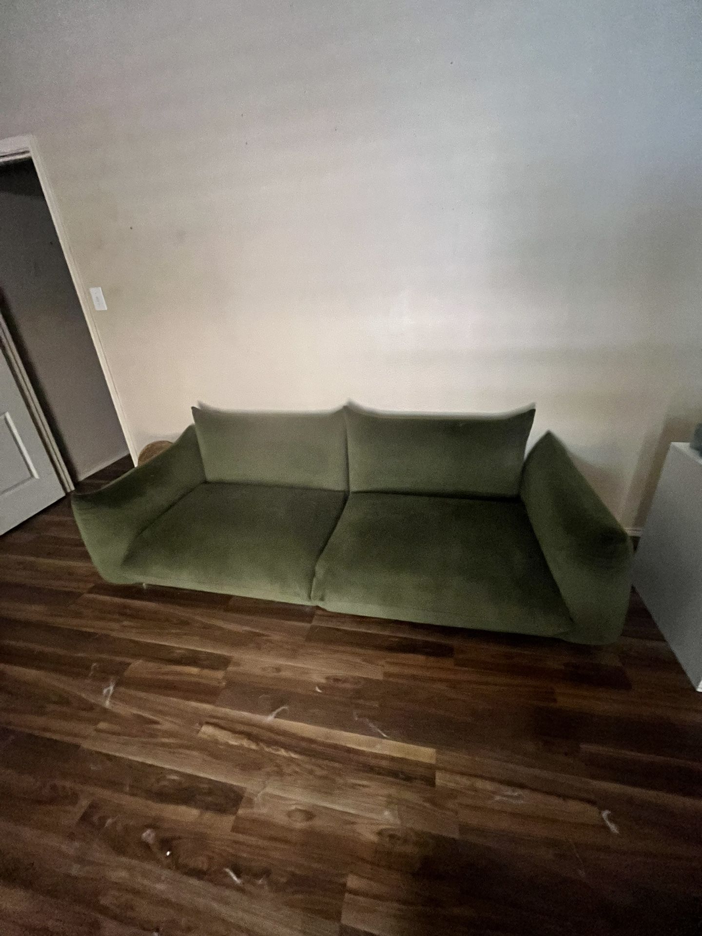 Velvet Green Couch