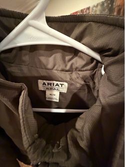 Green Ariat puffer jacket