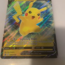 Pokémon Pikachu V Jumbo Promo swsh198