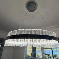 Beautiful crystal chandelier