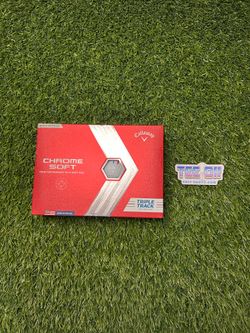 Callaway Chrome Soft Triple Track RWB Dozen Balls New