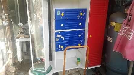 SEARS CABINET & DESK.$150