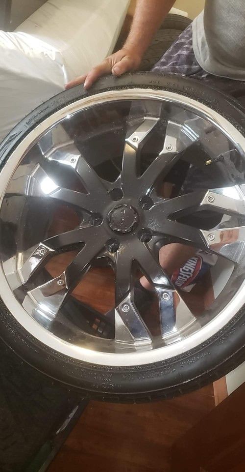 20 Inch Rims And 8 Tires for Sale in Minneapolis, MN OfferUp