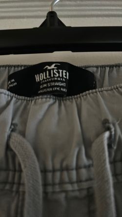 Gray cargo pants