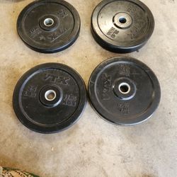 Texas Power Bar and Rubber Weight Set 