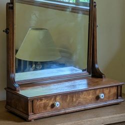Footed Shaving Mirror