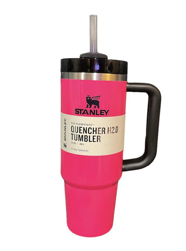 The Neon Pink Quencher H2.0 30oz