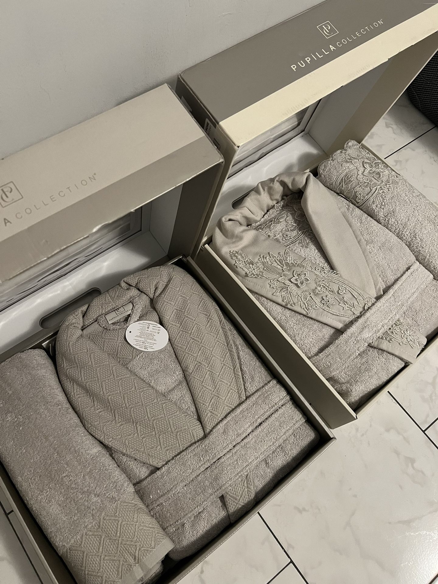 Luxury Bathrobe & Towel Set Made in Turkey, 100% Cotton, Brand New, Couples Set