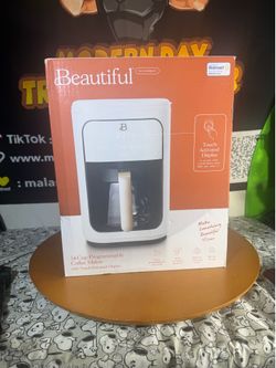 Beautiful by Drew Barrymore 14-Cup Programmable Coffee Maker White – New in Box