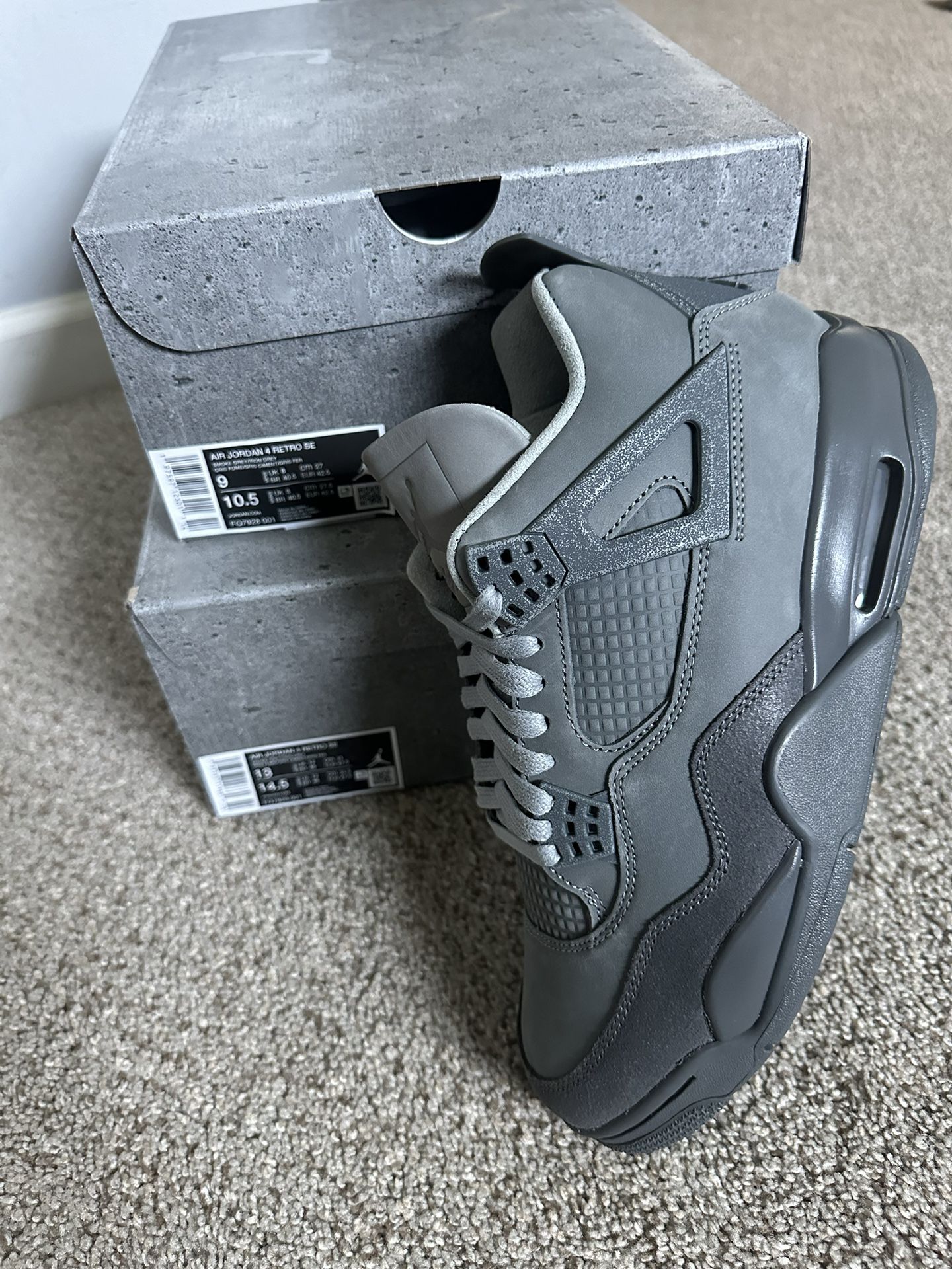 Air Jordan 4 Wet Cement Paris Olympic MEN 9 MEN 13