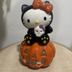 Hello kitty Halloween Ceramic (Black Cat/Pumpkin)