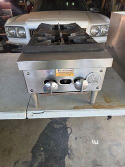 Commercial 2-Burner Gas Hot Plate