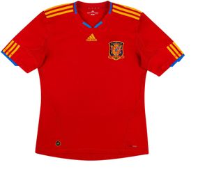 Spain Home Soccer Retro Jersey – World Cup 2010 