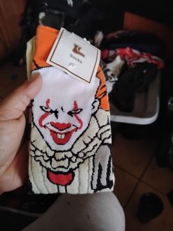 Pennywise Clown Novelty Crew Socks