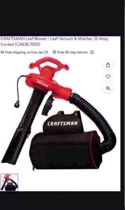 Craftsman 12-Amp Corded Leaf Blower Vacuum & Mulcher brand new