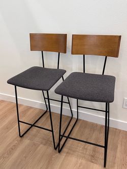Karsten Bar Stool - Scandinavian Designs - Rustic Industrial - Wood & Metal