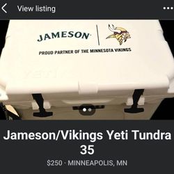 Jameson/MN Vikings YETI Tundra 35
