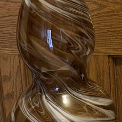 Large Glass Art Vase