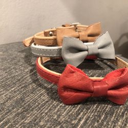Dog Collars With Bows! Pick Up Only!