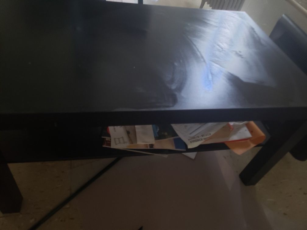 Black Sturdy Coffee Table