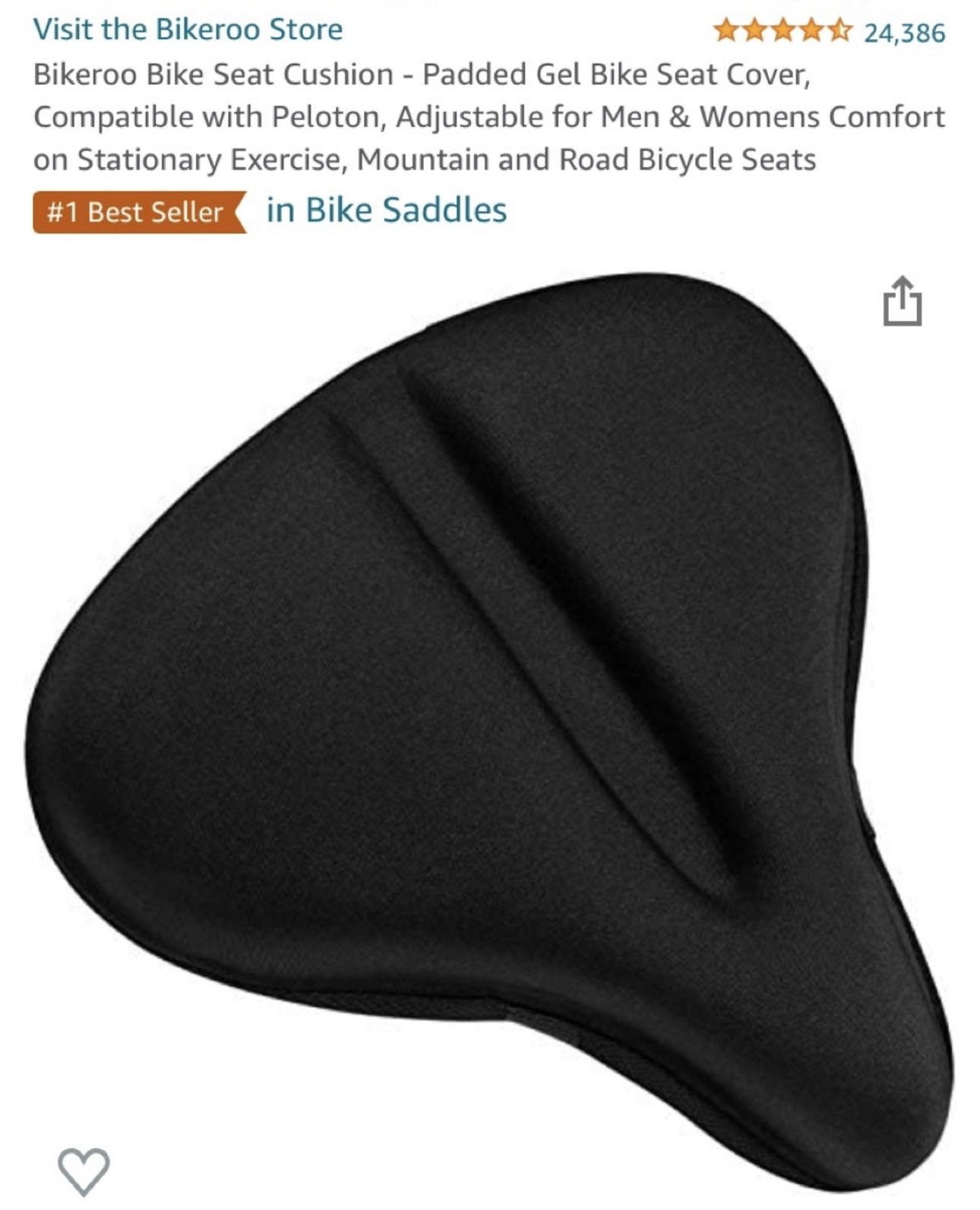 Bikeroo Bike Seat Cushion