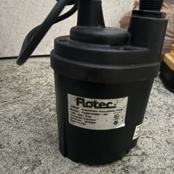 Flotec Water Pump NEED GONE