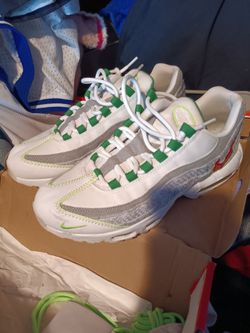 Nike Air Max 95 White Green Sneakers