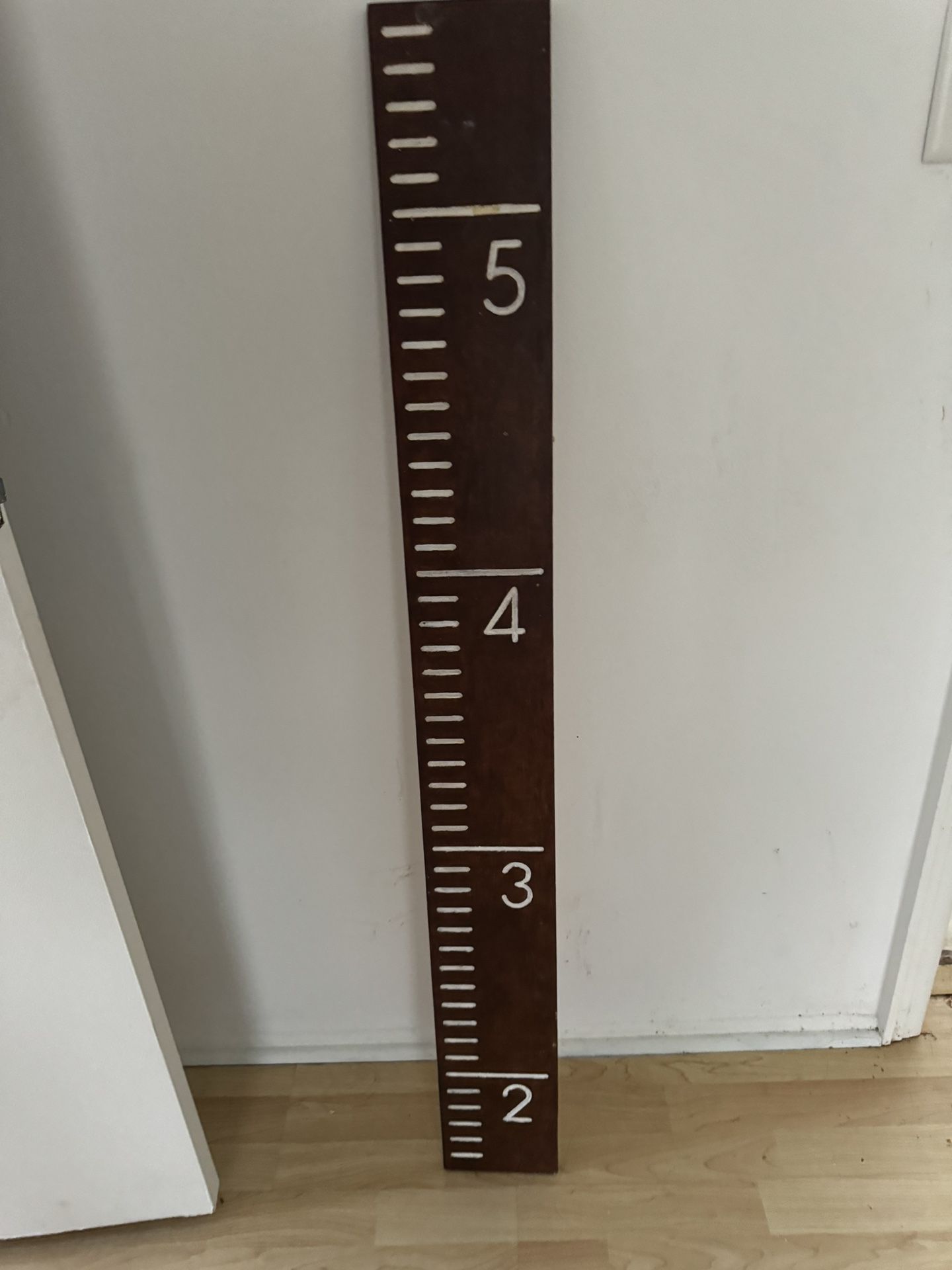 Wood Hanging Wall Ruler