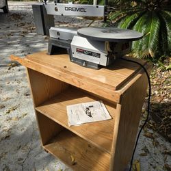 Dremel ~16 inch, 2 speed Scroll Saw, heavy duty on Cart.
