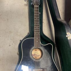 Takamine 12-String Black Legacy EF381SC