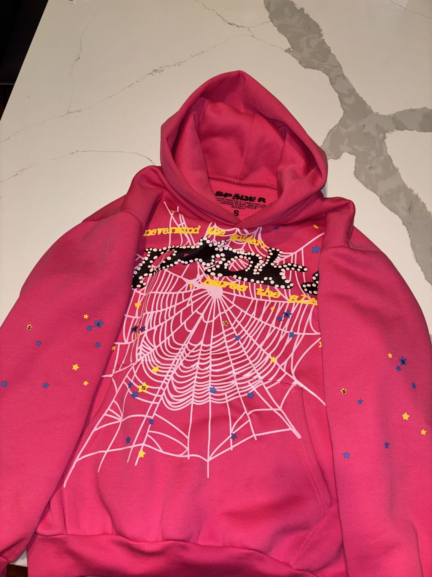 Pink Spider Unisex Hoodie 