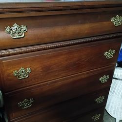 Antique Beautiful Cherry Wood Dresser
