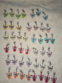 Angel Butterfly Lobster Clasp Charms
