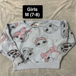 Girls Medium (7-8) LOL Surprise Sweatshirt 