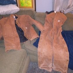 CARHARTT JACKET AND BIBS
