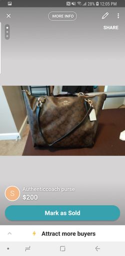 Authentic Coach Purse