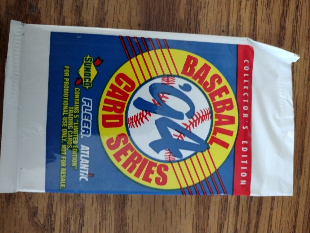 1994 Sunoco Fleer Baseball Cards