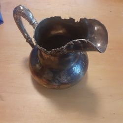 Silver Plate  Pitcher