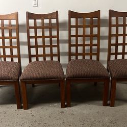 Strong good condition 4 dining chairs