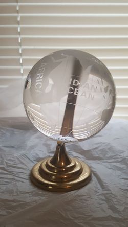 Clear Globe with Stand