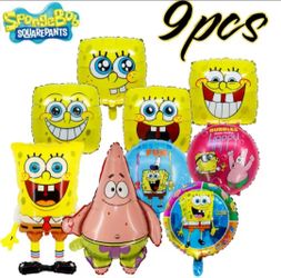 SpongeBob 9 piece balloons