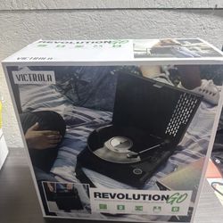 Victrola Revolution GO VSC-750SB-BLK Bluetooth Portable Record Player