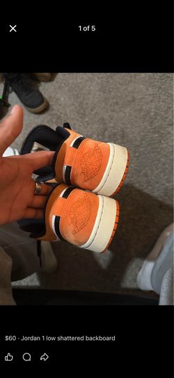 Jordan 1 low shattered backboard