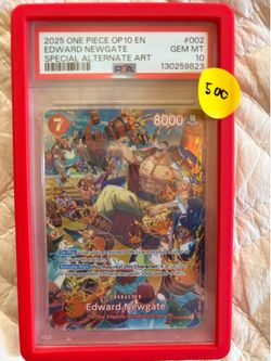 One piece Edward Newgate op10 sp PSA 10