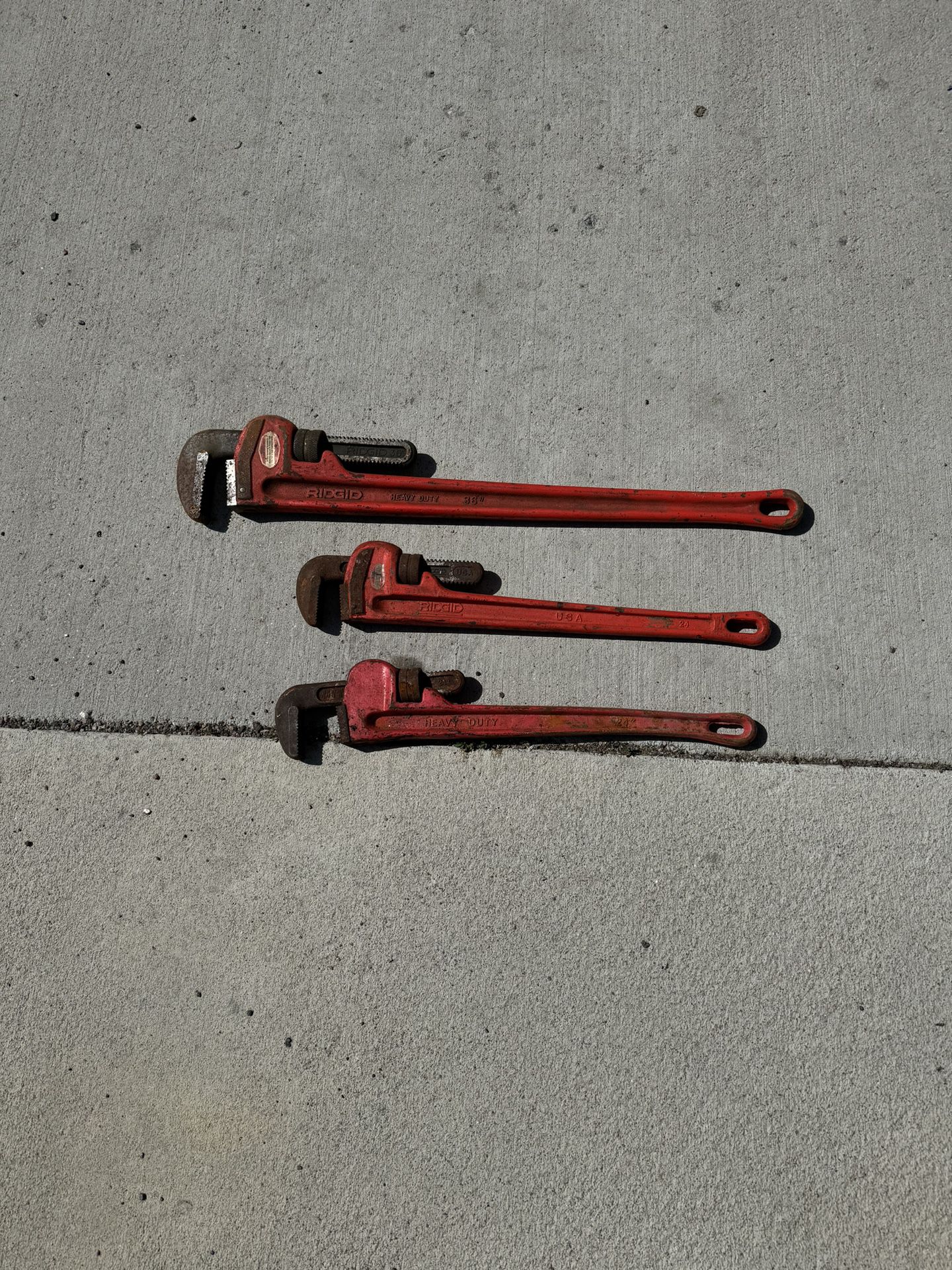 Ridgid Heavy Duty Pipe Wrenches 