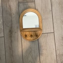 small mirror shelf