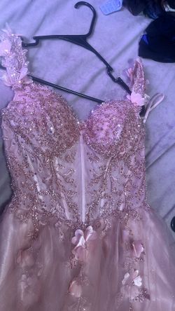 soft blush pink dress size small